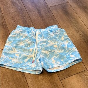 Tropical Blue Swim Shorts